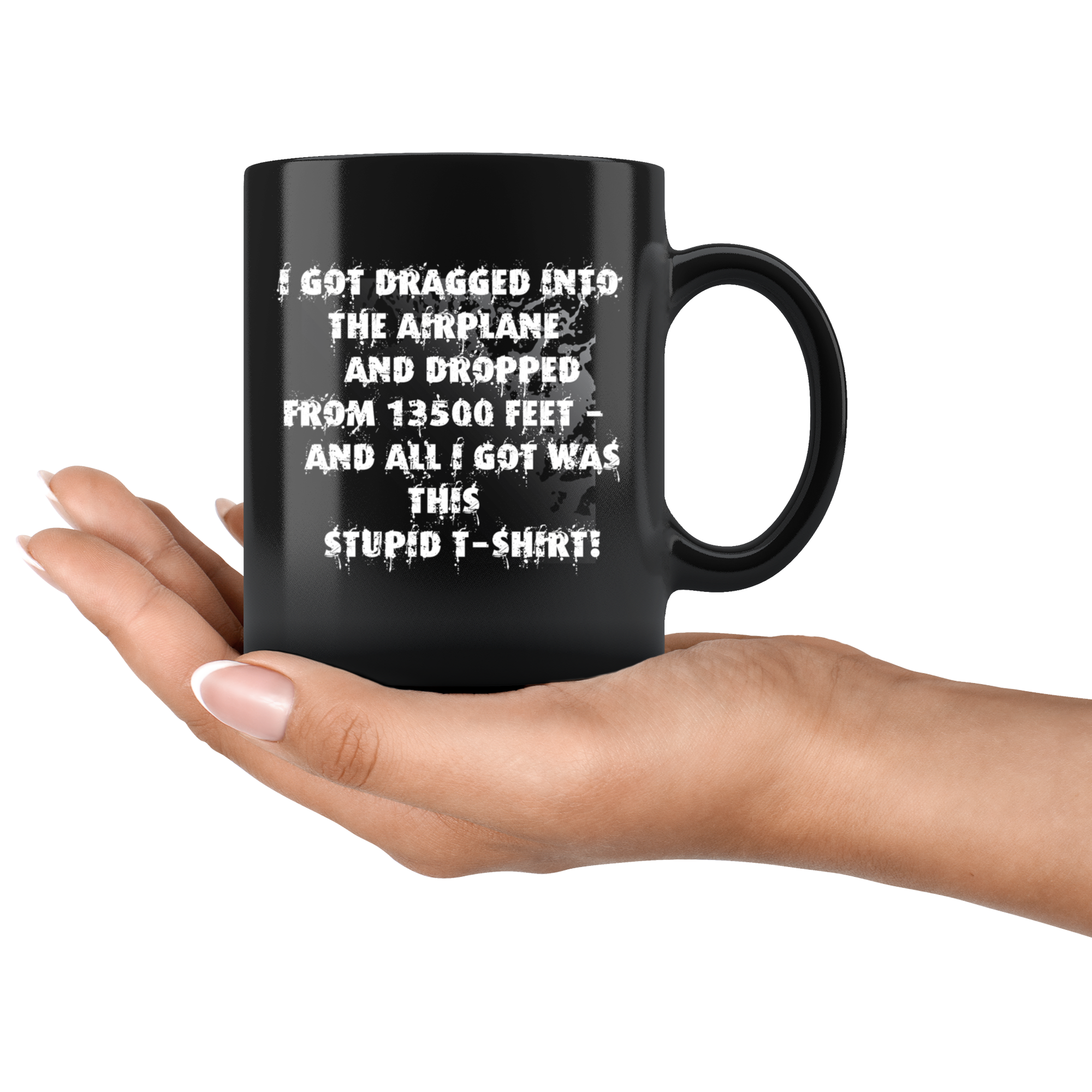 Skydiving T-shirts I ♡ Skydive - First Jump - Your lovely skydiving mug, Black Mugs, teelaunch, Skydiving Apparel, Skydiving Apparel, Skydiving Gear, Olympics, T-Shirts, Skydive Chicago, Skydive City, Skydive Perris, Drop Zone Apparel, USPA, united states parachute association, Freefly, BASE, World Record,