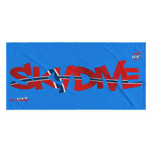 Skydiving T-shirts World Team - Skydive Norway - Beach Towels in 10 Colors, Beach Towel, teelaunch, Skydiving Apparel, Skydiving Apparel, Skydiving Gear, Olympics, T-Shirts, Skydive Chicago, Skydive City, Skydive Perris, Drop Zone Apparel, USPA, united states parachute association, Freefly, BASE, World Record,
