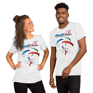Skydiving T-shirts - Skydive Around - AMERICA - Ladies' Tee, Shirts, Skydiving Apparel, Skydiving Apparel, Skydiving Apparel, Skydiving Gear, Olympics, T-Shirts, Skydive Chicago, Skydive City, Skydive Perris, Drop Zone Apparel, USPA, united states parachute association, Freefly, BASE, World Record,