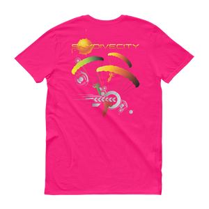 Skydiving T-shirts Skydive City - Sunrise - Men`s Colored T-Shirts, Men's Colored Tees, Skydiving Apparel, Skydiving Apparel, Skydiving Apparel, Skydiving Gear, Olympics, T-Shirts, Skydive Chicago, Skydive City, Skydive Perris, Drop Zone Apparel, USPA, united states parachute association, Freefly, BASE, World Record,