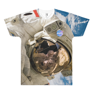 Skydiving T-shirts NASA - Astronaut - USA - Short sleeve men’s t-shirt, T-shirt, Skydiving Apparel, Skydiving Apparel, Skydiving Apparel, Skydiving Gear, Olympics, T-Shirts, Skydive Chicago, Skydive City, Skydive Perris, Drop Zone Apparel, USPA, united states parachute association, Freefly, BASE, World Record,