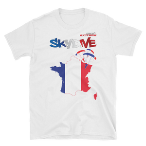 Skydiving T-shirts - Skydive World - FRANCE - Cotton Tee -, Shirts, Skydiving Apparel, Skydiving Apparel, Skydiving Apparel, Skydiving Gear, Olympics, T-Shirts, Skydive Chicago, Skydive City, Skydive Perris, Drop Zone Apparel, USPA, united states parachute association, Freefly, BASE, World Record,