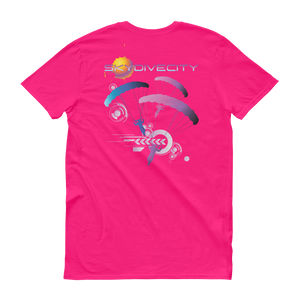 Skydiving T-shirts Skydive City - Flamingo - Men`s Colored T-Shirts, Men's Colored Tees, Skydiving Apparel, Skydiving Apparel, Skydiving Apparel, Skydiving Gear, Olympics, T-Shirts, Skydive Chicago, Skydive City, Skydive Perris, Drop Zone Apparel, USPA, united states parachute association, Freefly, BASE, World Record,
