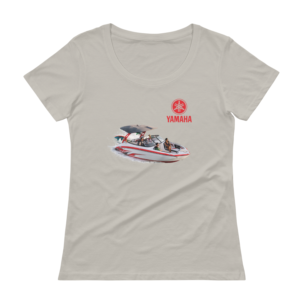 Skydiving T-shirts T-Shirt for Yamaha Boat Lovers - Ladies' Scoop neck T-Shirt, , Skydiving Apparel ™, Skydiving Apparel, Skydiving Apparel, Skydiving Gear, Olympics, T-Shirts, Skydive Chicago, Skydive City, Skydive Perris, Drop Zone Apparel, USPA, united states parachute association, Freefly, BASE, World Record,