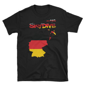 Skydiving T-shirts - Skydive World - GERMANY - Cotton Tee -, Shirts, Skydiving Apparel, Skydiving Apparel, Skydiving Apparel, Skydiving Gear, Olympics, T-Shirts, Skydive Chicago, Skydive City, Skydive Perris, Drop Zone Apparel, USPA, united states parachute association, Freefly, BASE, World Record,
