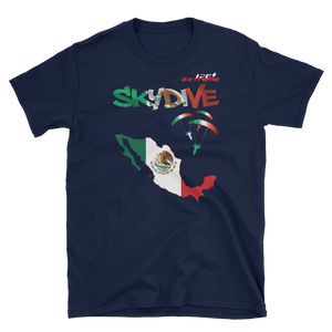 Skydiving T-shirts - Skydive World - MEXICO - Cotton Tee -, Shirts, Skydiving Apparel, Skydiving Apparel, Skydiving Apparel, Skydiving Gear, Olympics, T-Shirts, Skydive Chicago, Skydive City, Skydive Perris, Drop Zone Apparel, USPA, united states parachute association, Freefly, BASE, World Record,