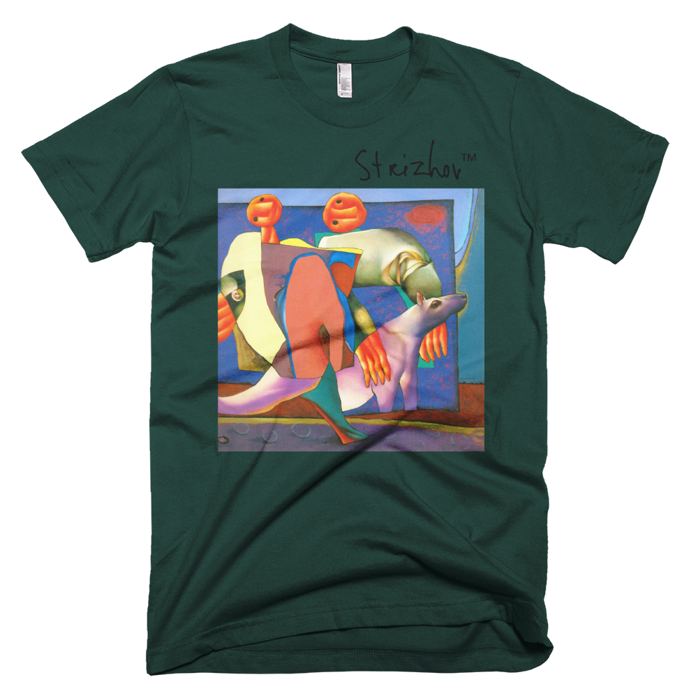 Skydiving T-shirts Strizhov™ by Dmitri Strizhov - 'Walks Under a Northern Sky - 1993' - T-Shirt, , Strizhov™, Skydiving Apparel, Skydiving Apparel, Skydiving Gear, Olympics, T-Shirts, Skydive Chicago, Skydive City, Skydive Perris, Drop Zone Apparel, USPA, united states parachute association, Freefly, BASE, World Record,