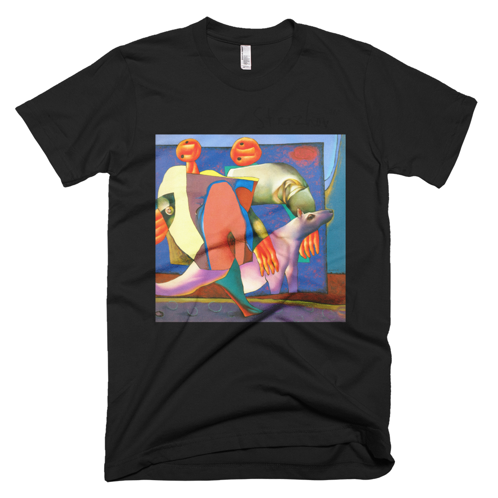 Skydiving T-shirts Strizhov™ by Dmitri Strizhov - 'Walks Under a Northern Sky - 1993' - T-Shirt, , Strizhov™, Skydiving Apparel, Skydiving Apparel, Skydiving Gear, Olympics, T-Shirts, Skydive Chicago, Skydive City, Skydive Perris, Drop Zone Apparel, USPA, united states parachute association, Freefly, BASE, World Record,