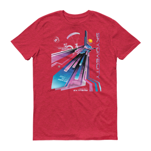 Skydiving T-shirts Skydive City - Flamingo - Men`s Colored T-Shirts, Men's Colored Tees, Skydiving Apparel, Skydiving Apparel, Skydiving Apparel, Skydiving Gear, Olympics, T-Shirts, Skydive Chicago, Skydive City, Skydive Perris, Drop Zone Apparel, USPA, united states parachute association, Freefly, BASE, World Record,