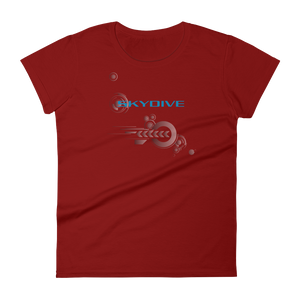 Skydiving T-shirts Skydive Competition - Full Edition - Women`s Colored T-Shirts, Women's Colored Tees, Skydiving Apparel, Skydiving Apparel, Skydiving Apparel, Skydiving Gear, Olympics, T-Shirts, Skydive Chicago, Skydive City, Skydive Perris, Drop Zone Apparel, USPA, united states parachute association, Freefly, BASE, World Record,