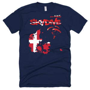 Skydiving T-shirts - Skydive All World - DENMARK - Unisex Tee -, Shirts, Skydiving Apparel, Skydiving Apparel, Skydiving Apparel, Skydiving Gear, Olympics, T-Shirts, Skydive Chicago, Skydive City, Skydive Perris, Drop Zone Apparel, USPA, united states parachute association, Freefly, BASE, World Record,