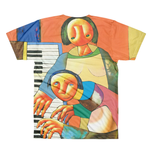 Skydiving T-shirts Strizhov™ by Dmitri Strizhov - 'A Piece For Four Hands - 1997' - Men’s 3D T-shirt, , Strizhov™, Skydiving Apparel, Skydiving Apparel, Skydiving Gear, Olympics, T-Shirts, Skydive Chicago, Skydive City, Skydive Perris, Drop Zone Apparel, USPA, united states parachute association, Freefly, BASE, World Record,