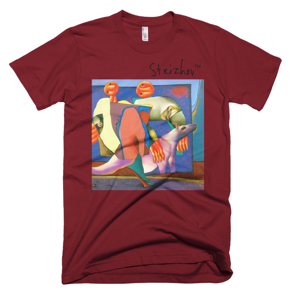 Skydiving T-shirts Strizhov™ by Dmitri Strizhov - 'Walks Under a Northern Sky - 1993' - T-Shirt, , Strizhov™, Skydiving Apparel, Skydiving Apparel, Skydiving Gear, Olympics, T-Shirts, Skydive Chicago, Skydive City, Skydive Perris, Drop Zone Apparel, USPA, united states parachute association, Freefly, BASE, World Record,