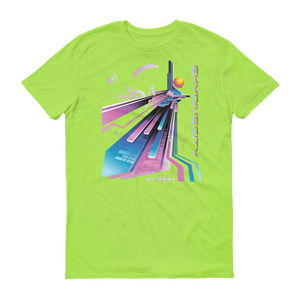 Skydiving T-shirts Skydive City - Flamingo - Men`s Colored T-Shirts, Men's Colored Tees, Skydiving Apparel, Skydiving Apparel, Skydiving Apparel, Skydiving Gear, Olympics, T-Shirts, Skydive Chicago, Skydive City, Skydive Perris, Drop Zone Apparel, USPA, united states parachute association, Freefly, BASE, World Record,