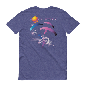 Skydiving T-shirts Skydive City - Flamingo - Men`s Colored T-Shirts, Men's Colored Tees, Skydiving Apparel, Skydiving Apparel, Skydiving Apparel, Skydiving Gear, Olympics, T-Shirts, Skydive Chicago, Skydive City, Skydive Perris, Drop Zone Apparel, USPA, united states parachute association, Freefly, BASE, World Record,