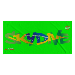 Skydiving T-shirts World Team - Skydive Brazil - Beach Towels in 10 Colors, Beach Towel, teelaunch, Skydiving Apparel, Skydiving Apparel, Skydiving Gear, Olympics, T-Shirts, Skydive Chicago, Skydive City, Skydive Perris, Drop Zone Apparel, USPA, united states parachute association, Freefly, BASE, World Record,