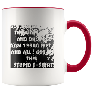 Skydiving T-shirts I ♡ Skydive - First Jump - Your lovely skydiving mug, Colored Mugs, teelaunch, Skydiving Apparel, Skydiving Apparel, Skydiving Gear, Olympics, T-Shirts, Skydive Chicago, Skydive City, Skydive Perris, Drop Zone Apparel, USPA, united states parachute association, Freefly, BASE, World Record,